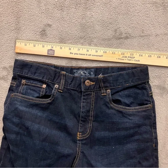 Lucky Brand Classic Straight Dark Wash  Blue Denim Boys Size 18 - Picture 5 of 9